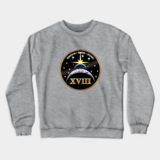 Apollo 18 mission "patch" artwork Crewneck Sweatshirt